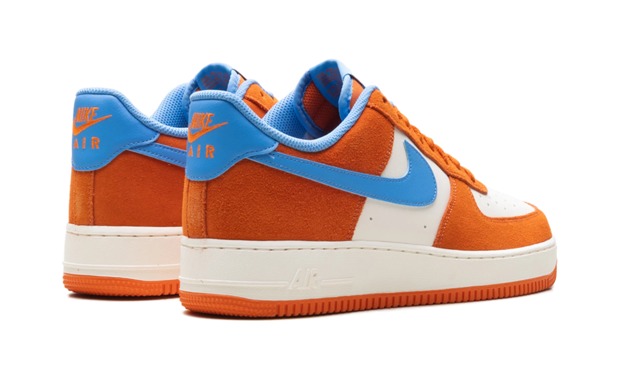 Air Force 1 '07 LV8 "Safety Orange / University Blue" FQ8714 800 - Image 3