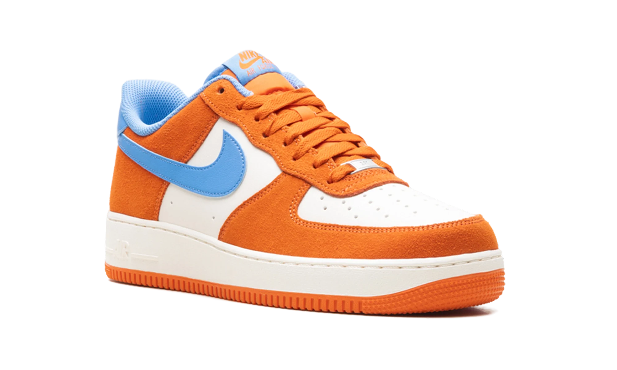Air Force 1 '07 LV8 "Safety Orange / University Blue" FQ8714 800 - Image 7