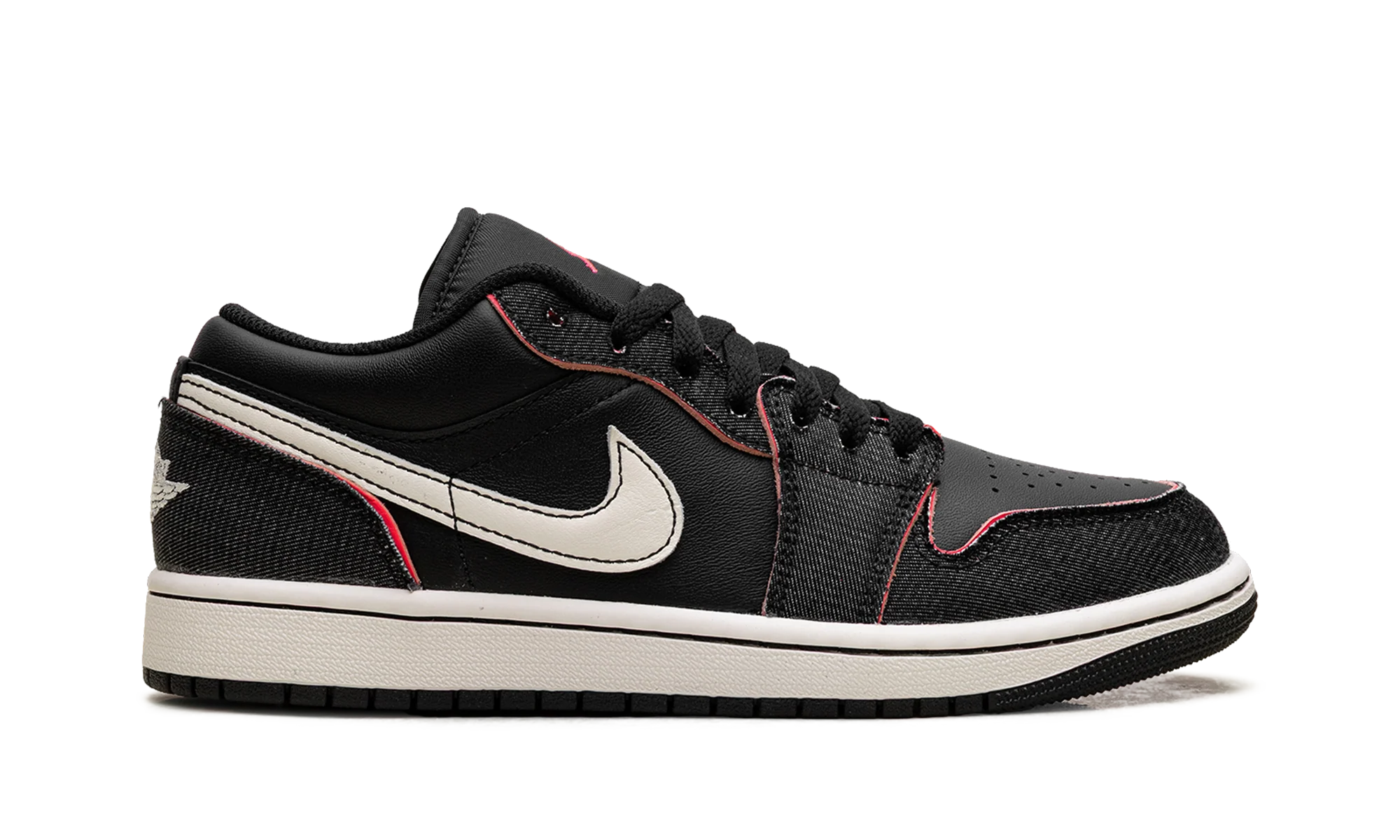 Air Jordan 1 Low SE "Black/Black/Racer Pink/Pale Ivory" IR0842 010 - Image 5