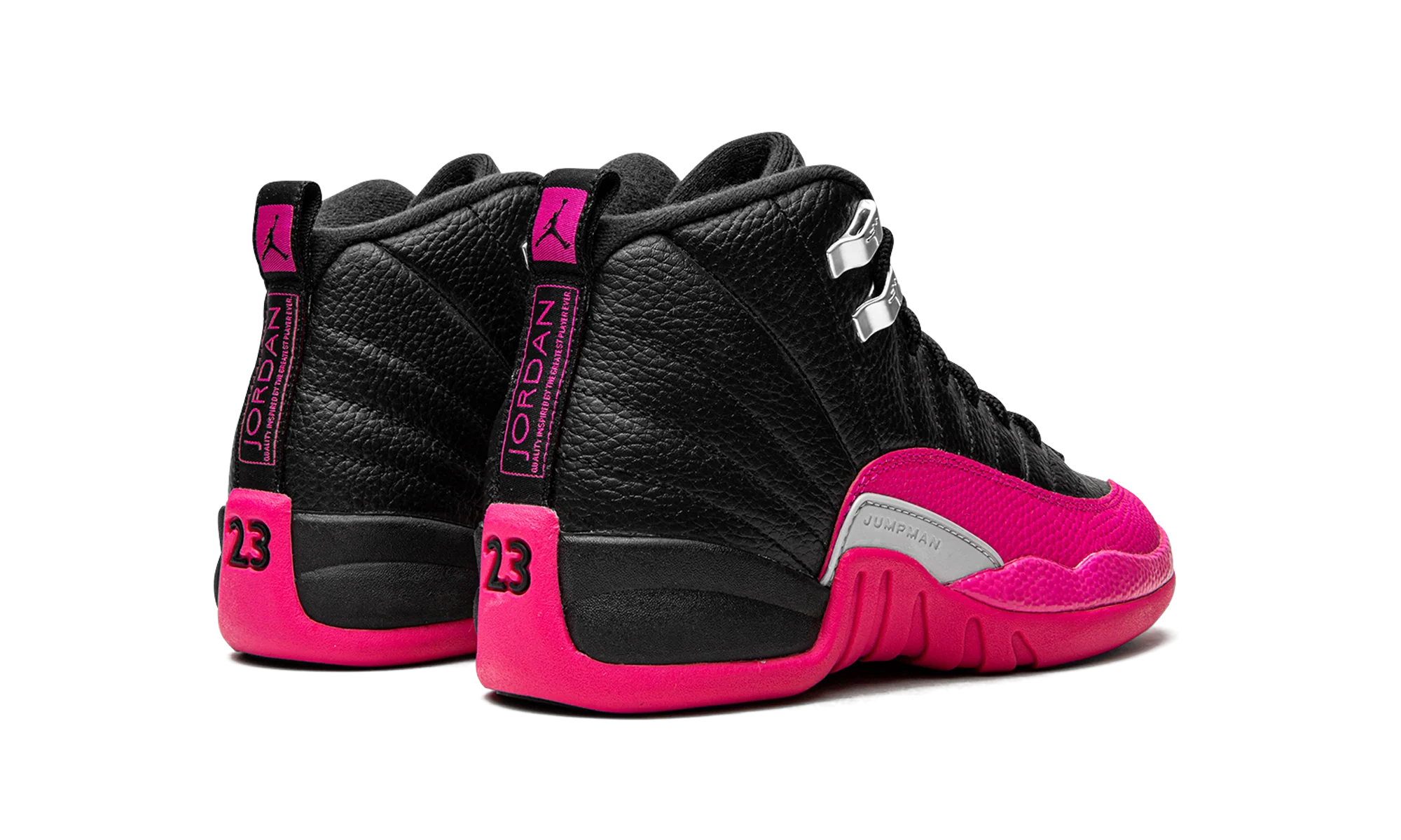 Air Jordan 12 Retro GS "Black Pink" 510815 026 - Image 3