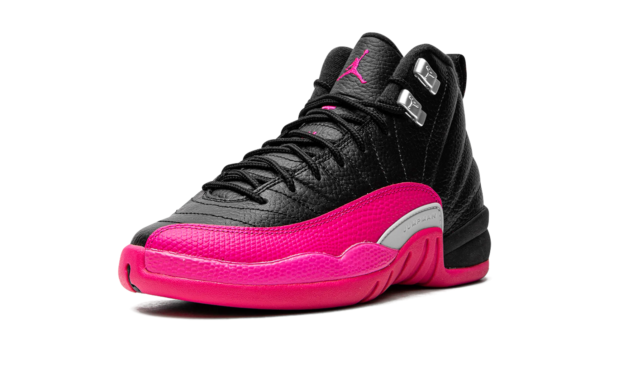 Air Jordan 12 Retro GS "Black Pink" 510815 026 - Image 5