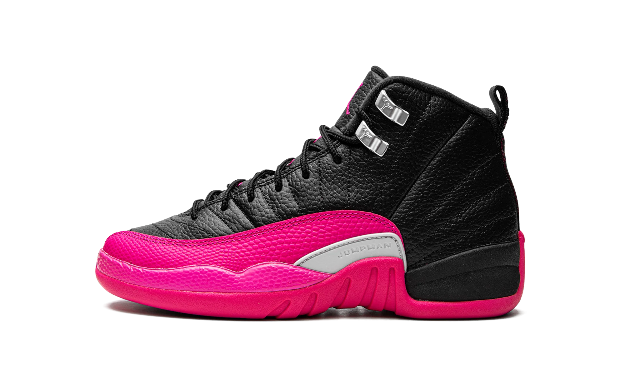 Air Jordan 12 Retro GS "Black Pink" 510815 026 - Image 9
