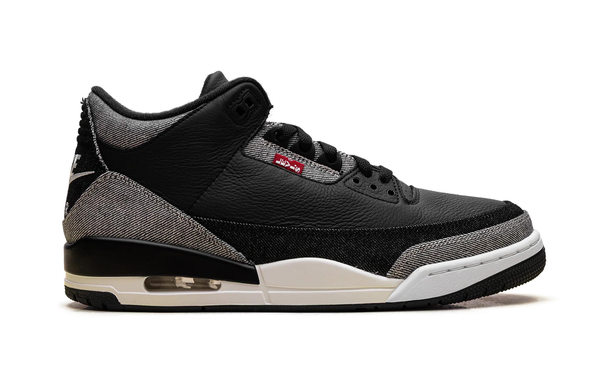 Air Jordan 3 "Levi's - Black Denim" IR0914 400 - Image 6