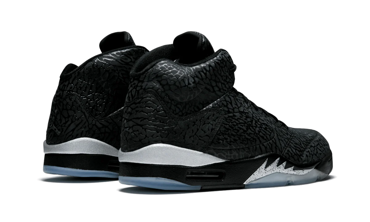 Air Jordan 5 Retro 3Lab5 "Black Silver" 599581 003 - Image 3