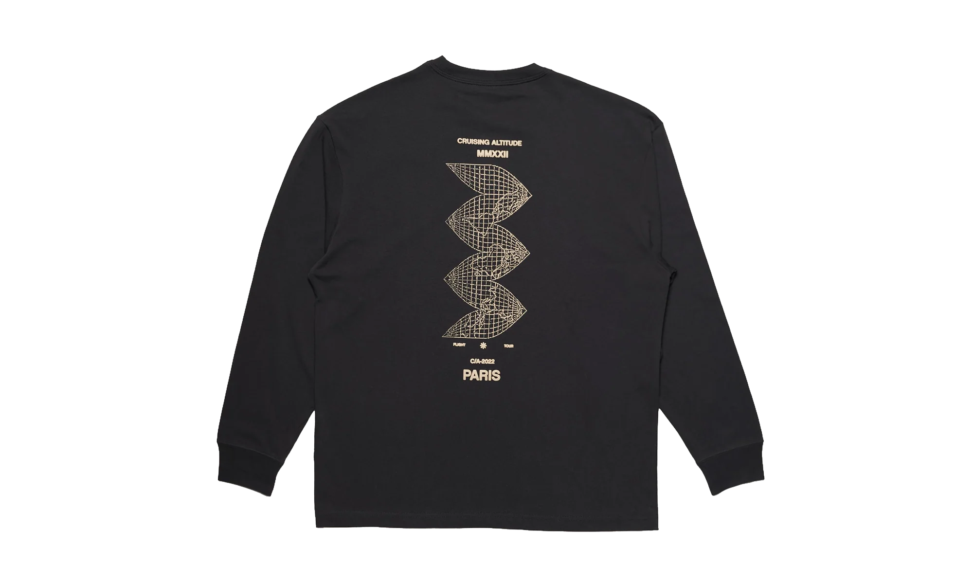 Air Jordan Flight Heritage 85 Graphic Crewneck "Off Noir - Rattan" DV1476 045 - Image 4