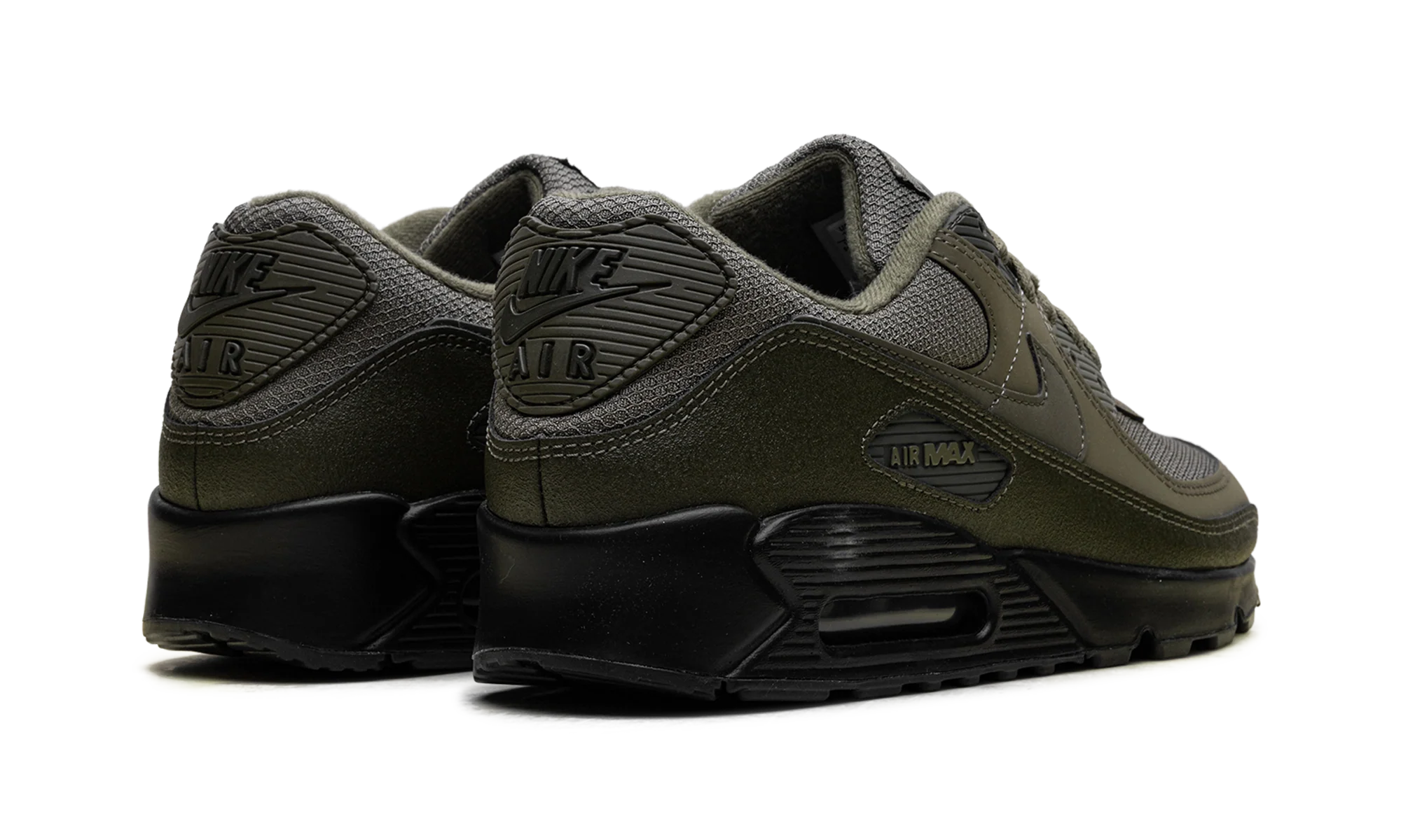 Air Max 90 "Reflective Swoosh Medium Olive" hq3828 200 - Image 3