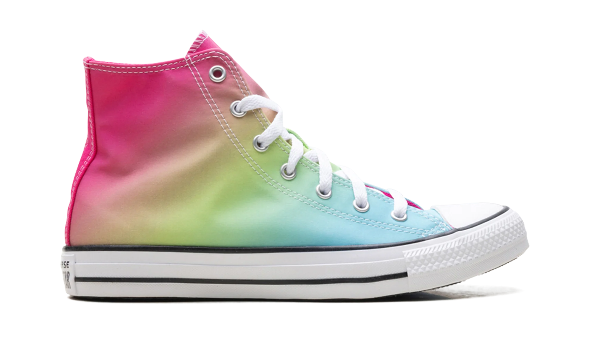 All Star Hi GS "Bright Ombre / Triple Cyan / Chaos Fuchsia" A07337F - Image 6