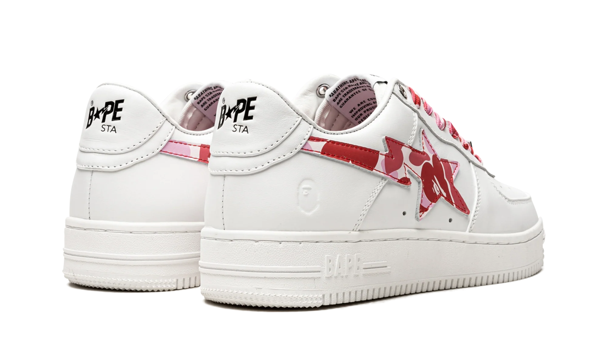 Bape Sta "Pink Camo / White" 0ZXSHM191045GPKX - Image 3