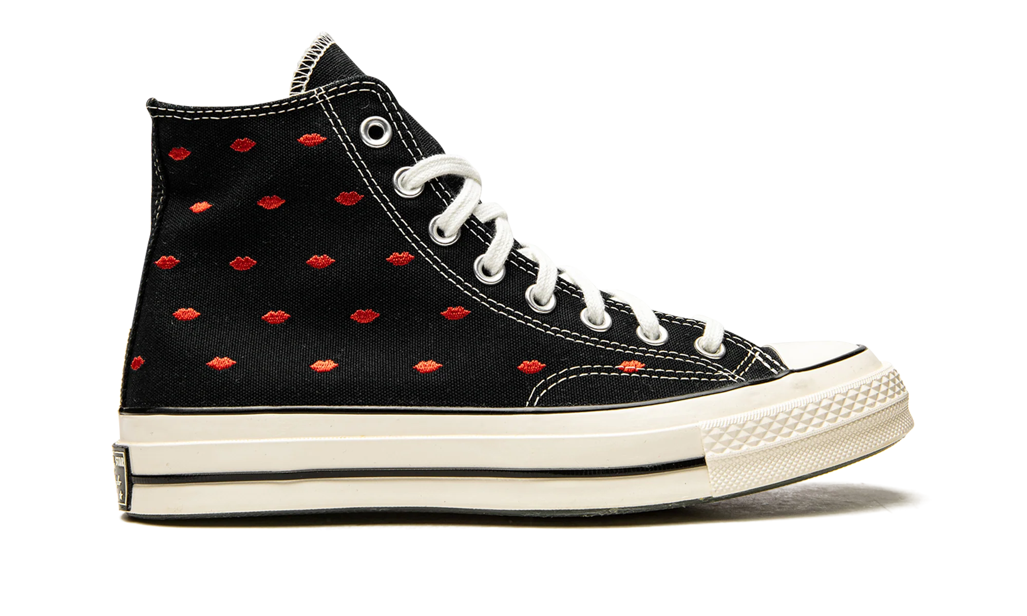 Chuck 70 Embroidered Lips High A01600C - Image 6