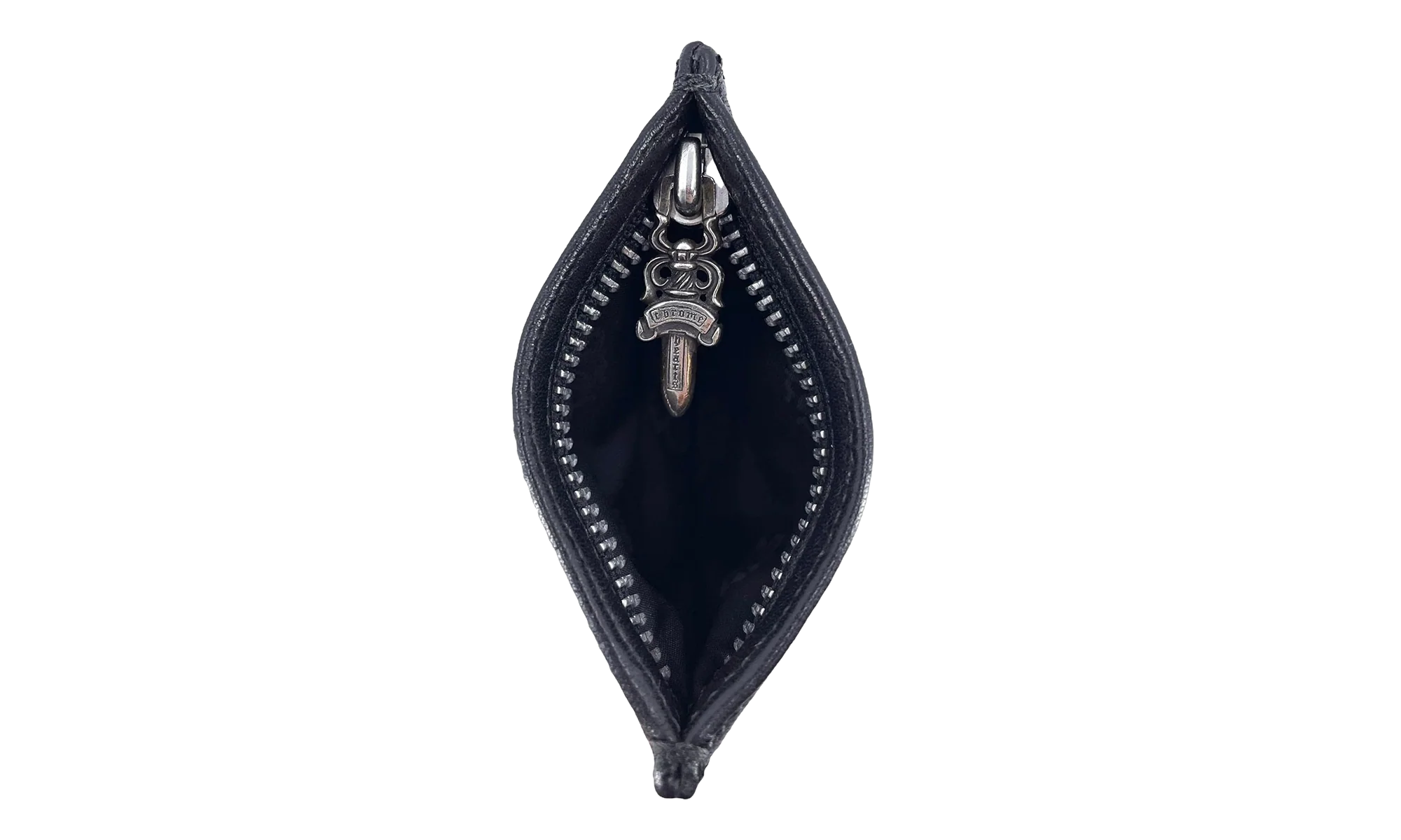 Dagger Zipper Coin Pouch "Black" CHRM0645 - Image 3