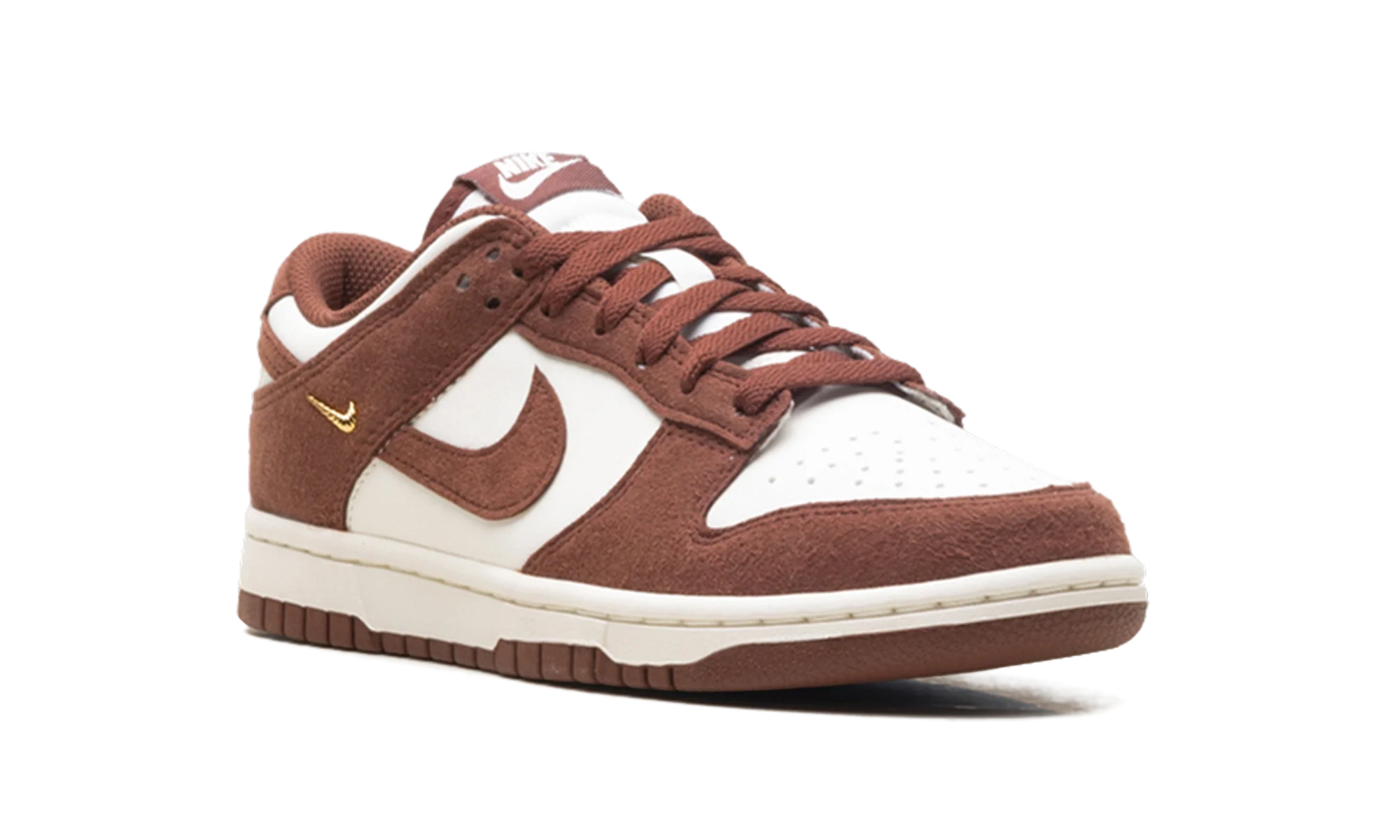 Dunk Low WMNS "Red Sepia Gold Mini Swoosh" IB4417 104 - Image 7