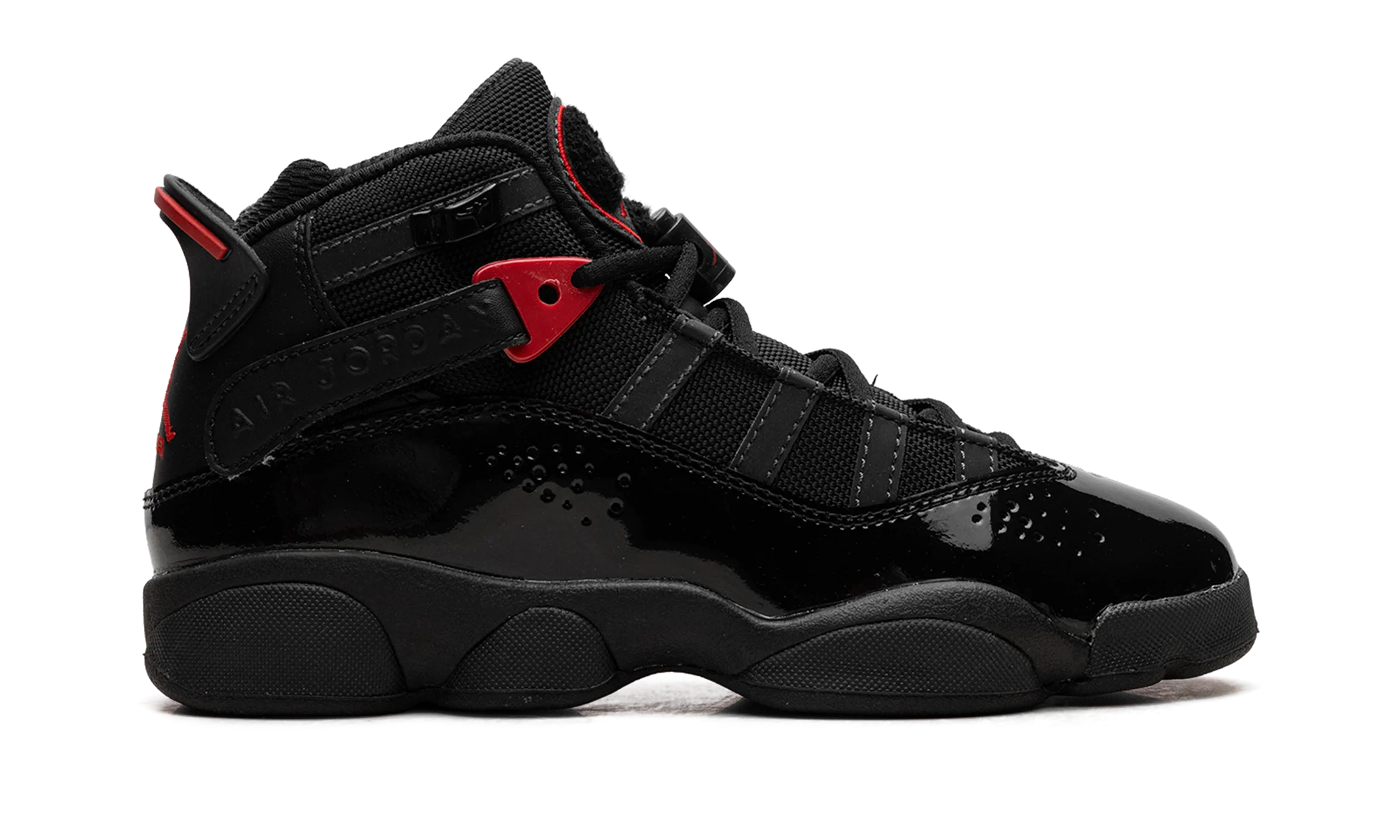 Jordan 6 Rings GS "Black Varsity Red" 323419 026 - Image 6