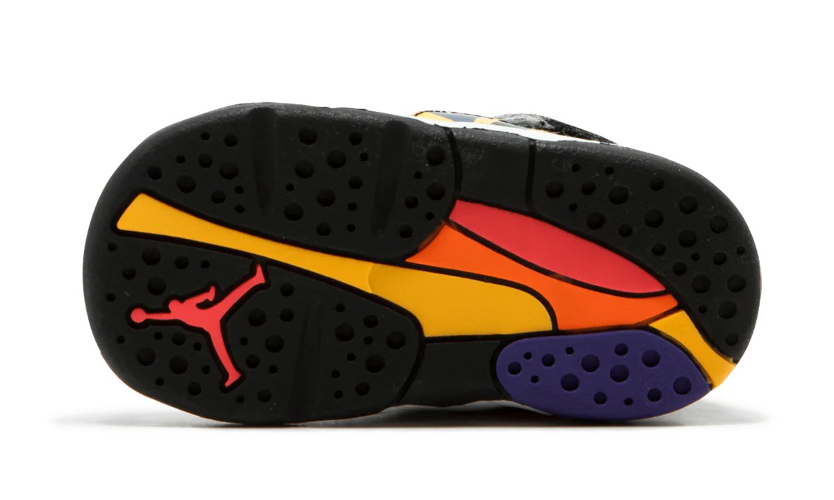 Jordan 8 BT TD "WHITE / INFRD 23 / BLACK / BRGHT CNCR" 305360 142 - Image 5