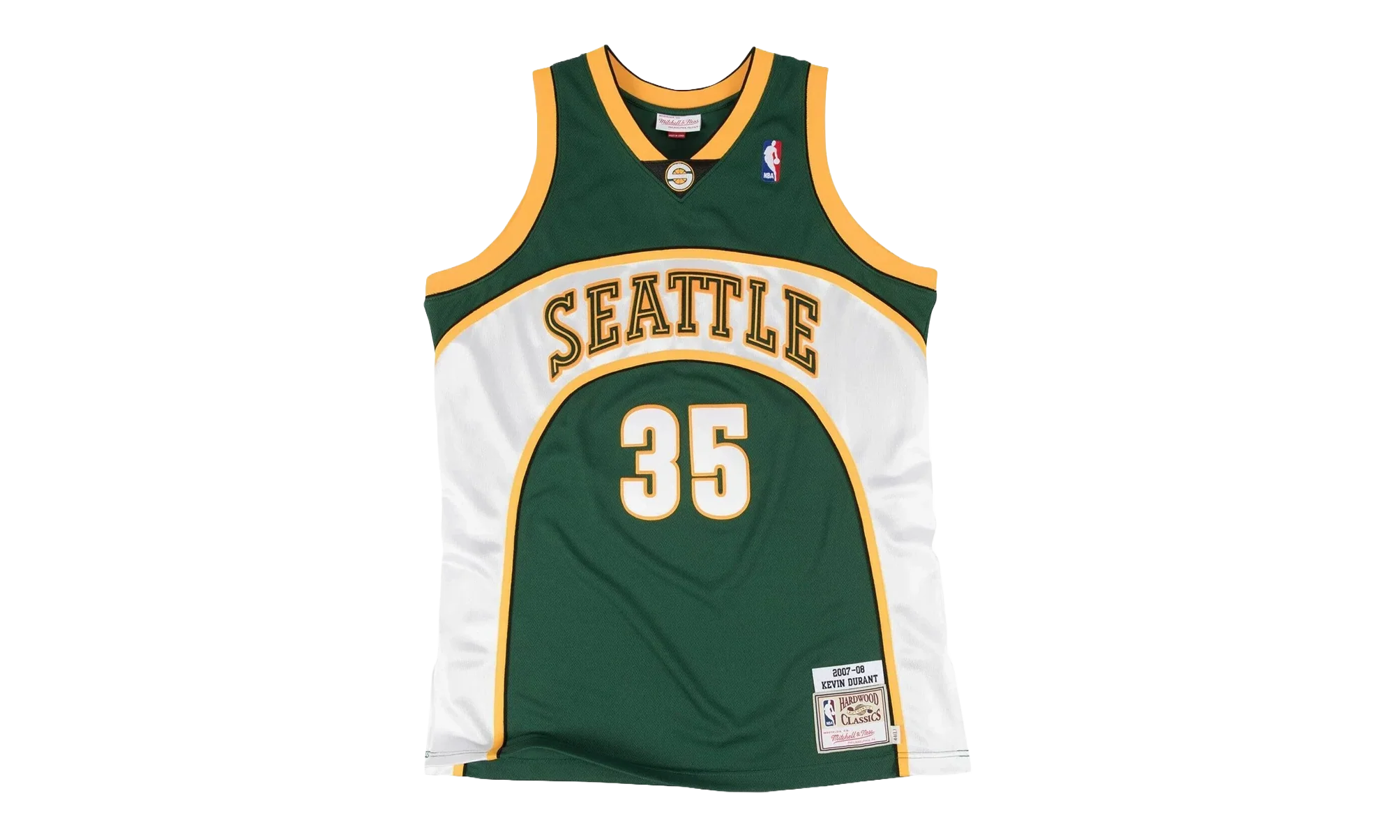 NBA Kevin Durant Authentic Jersey "2007-08 Seattle SuperSonics - Green" 722634607KDUR4 - Image 3
