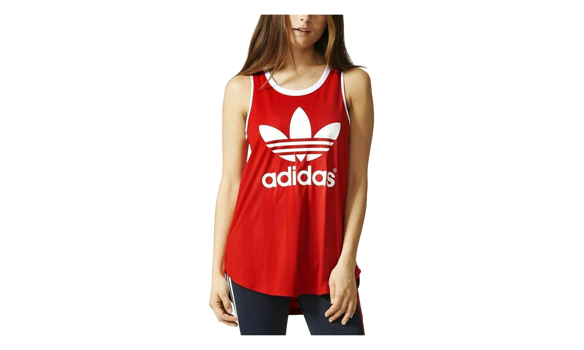 Originals Track Tank Top WMNS "Lush Red" AJ8667 - Image 3