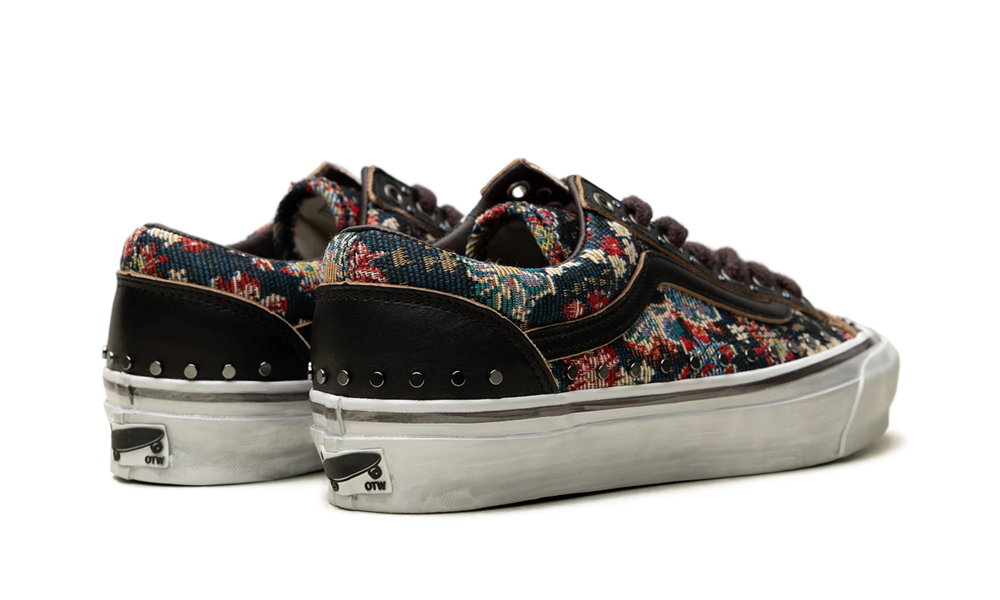 OTW Old Skool 36 Vibram "Floral Rivets Black" VN000D2GBLA - Image 3