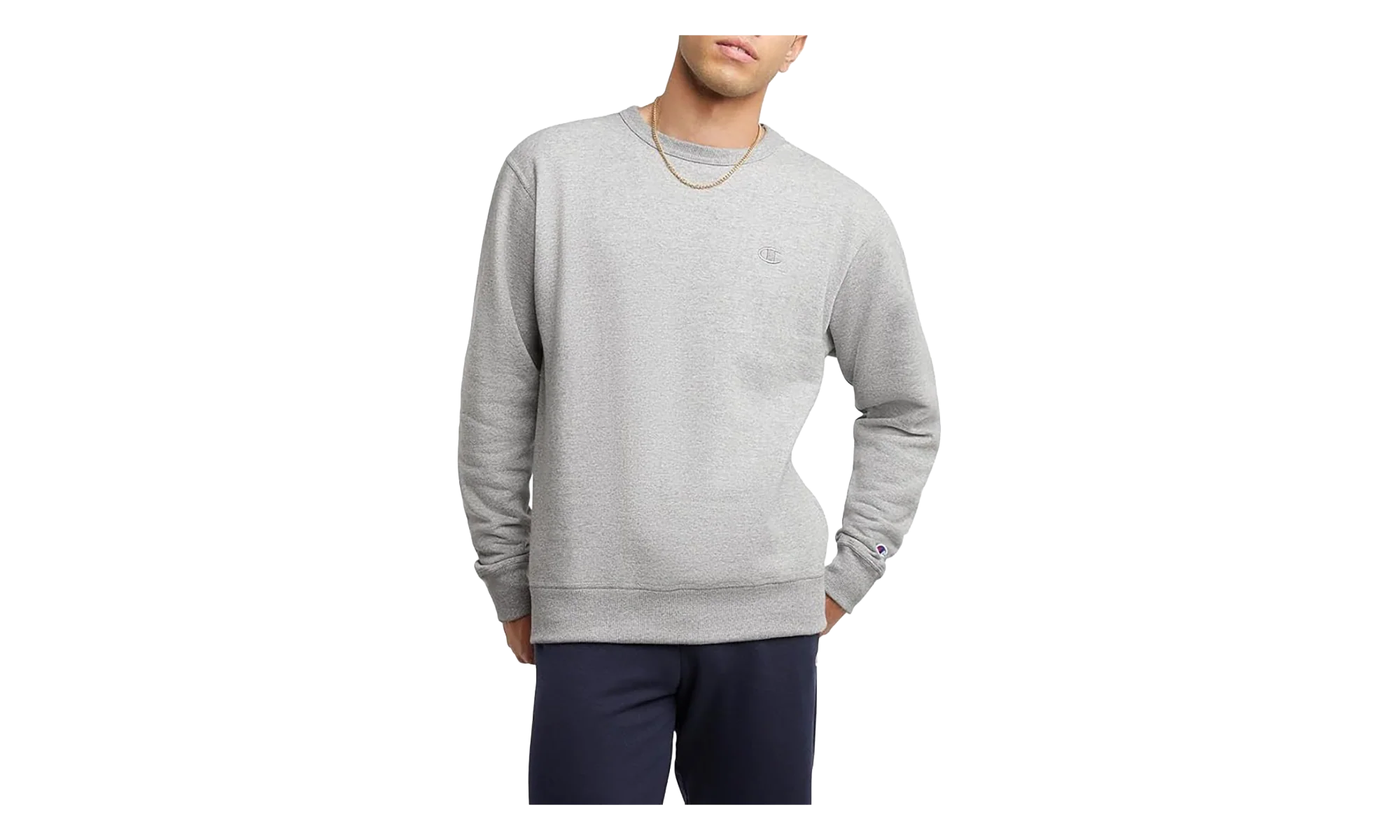 Pullover Crew Sweatshirt "Oxford Grey" CS0888 806 - Image 3