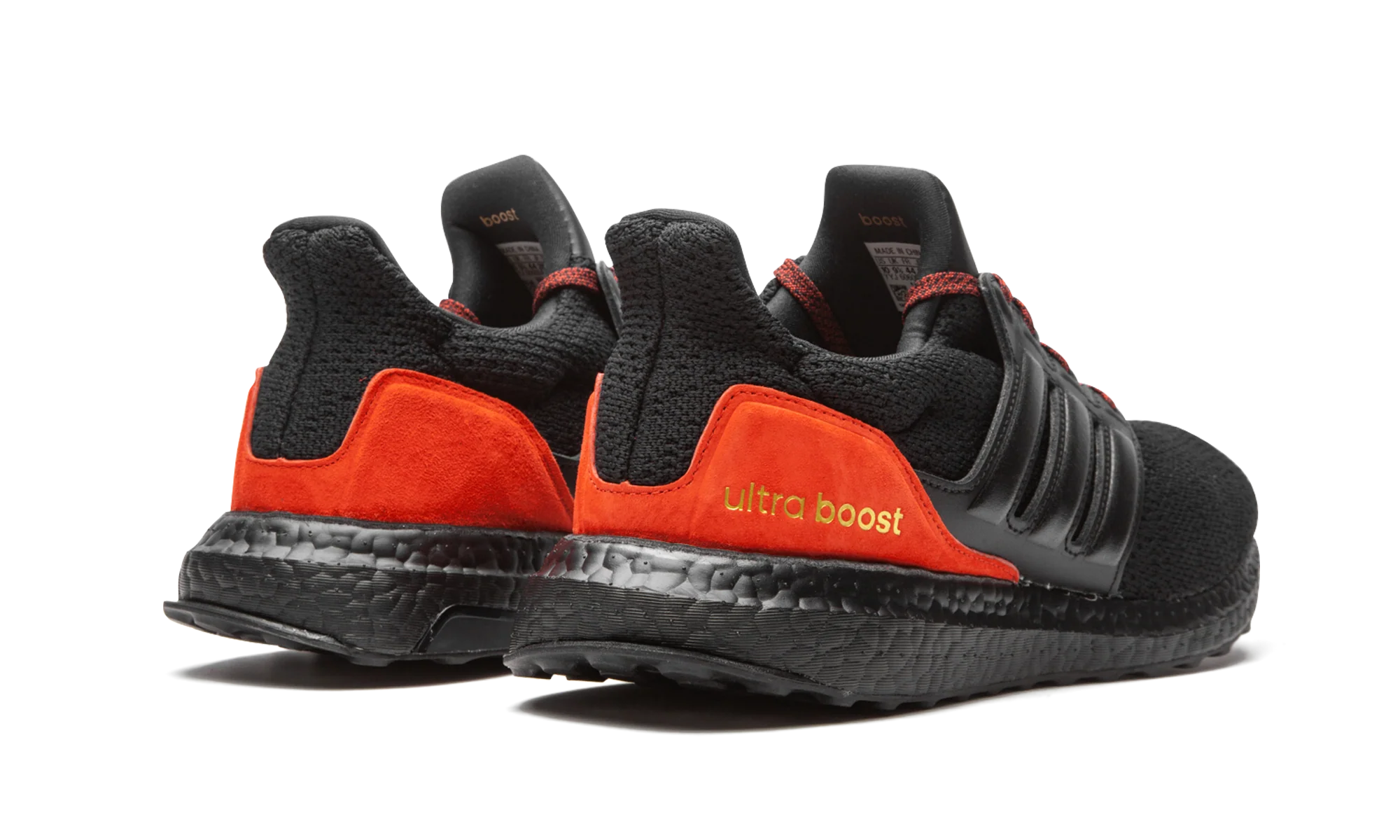 Ultraboost "Core Black / Red Suede" FW4899 - Image 3